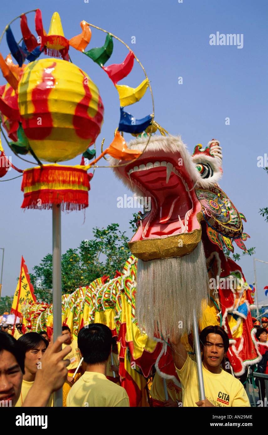 Chinese New Year / Dragon Dance, Beijing, China Stock Photo - Alamy
