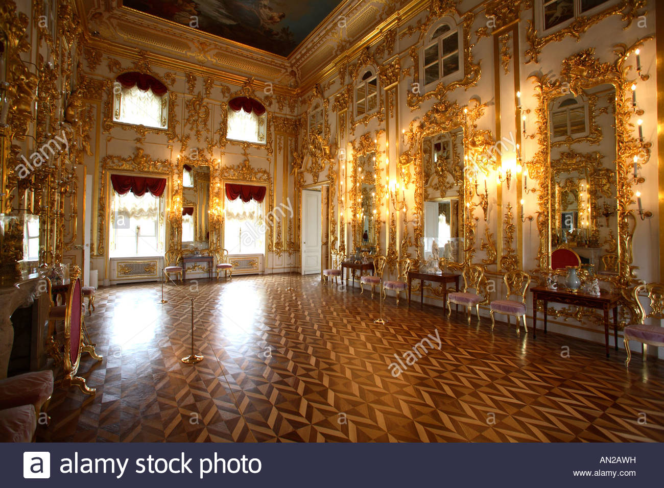 Peterhof Palace Interior Stock Photos Peterhof Palace
