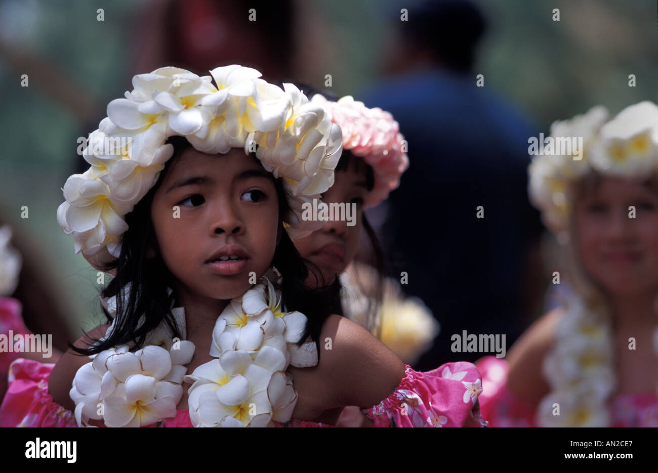 Pacific Islands cultural festival at Garapan Saipan Micronesia Stock Photo