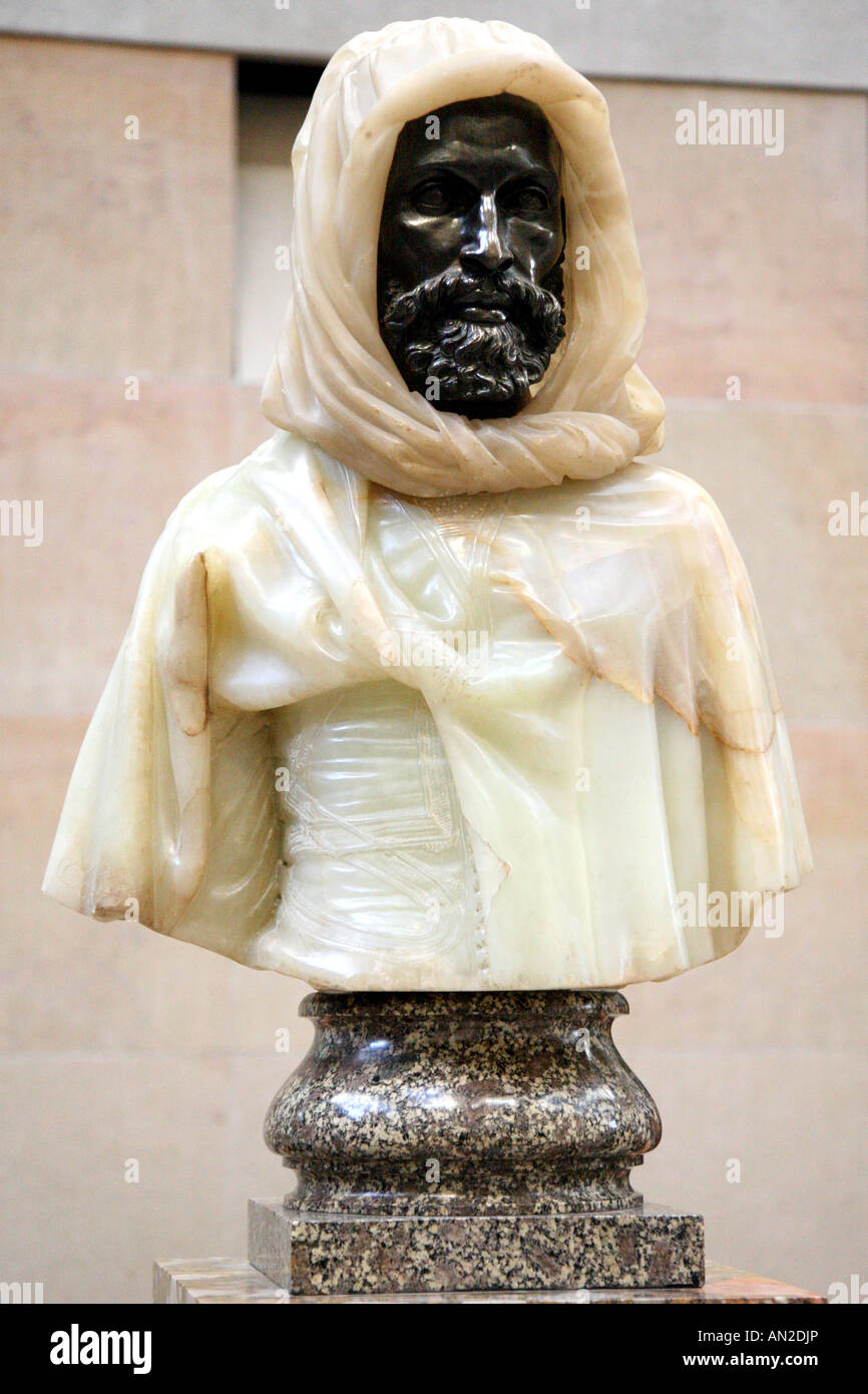 Arabe D'el Aghouat En Burnous, Musee D'orsay Charles Cordier Stock Photo