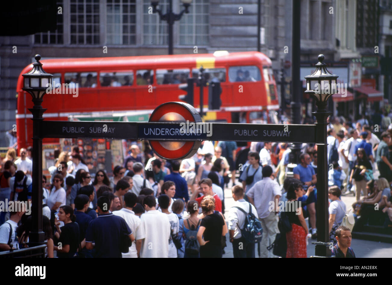 Trafalgar Square, Underground Station Stock Photo Alamy