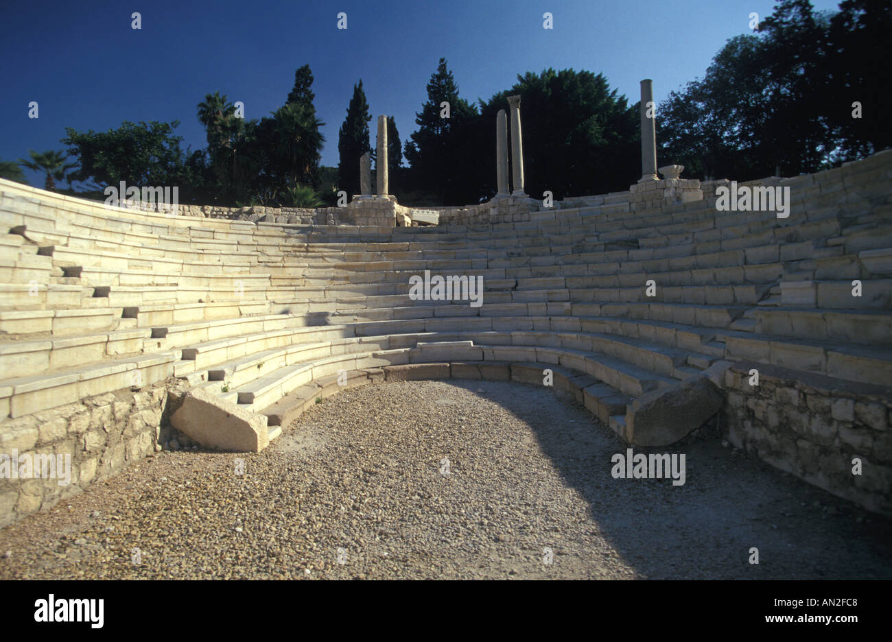 Roman Theatre Alexandria Egypt Stock Photos & Roman Theatre Alexandria