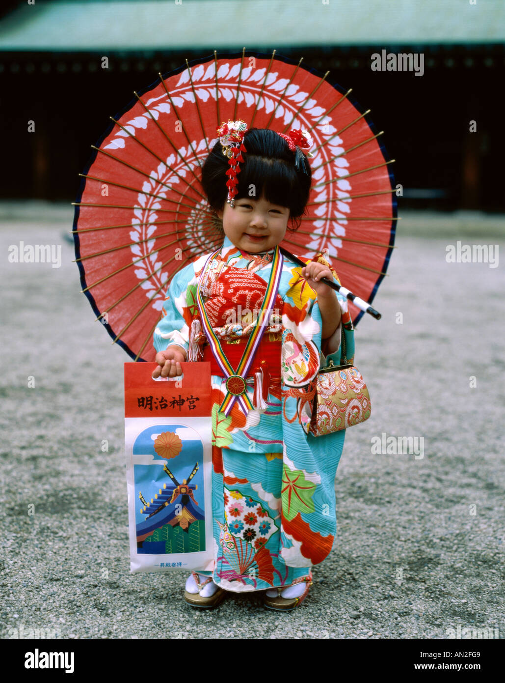 Year old children three japanese hi-res stock photography