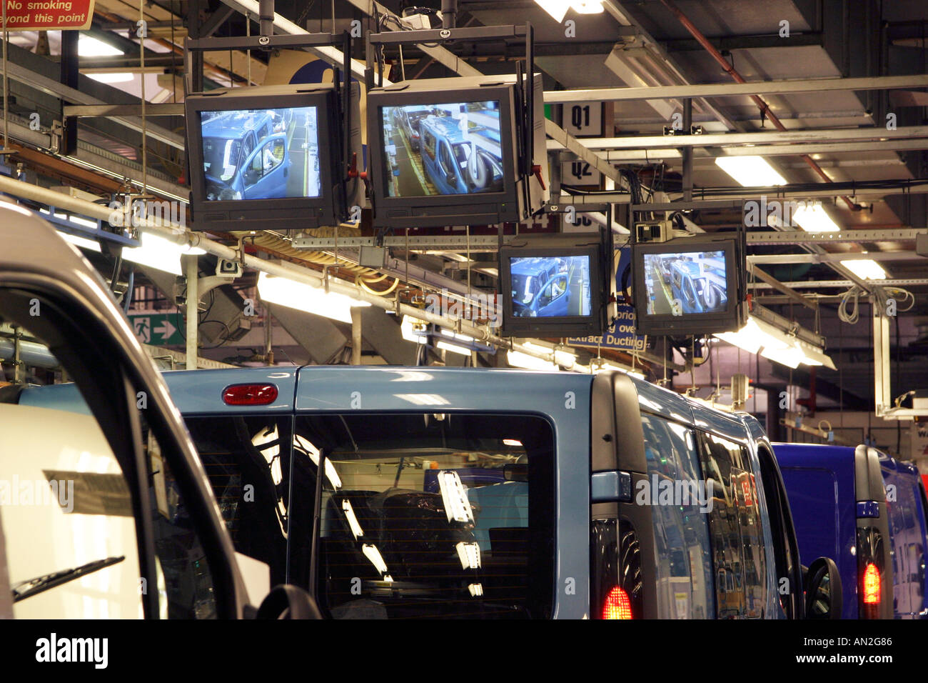 transit van plant Stock Photo