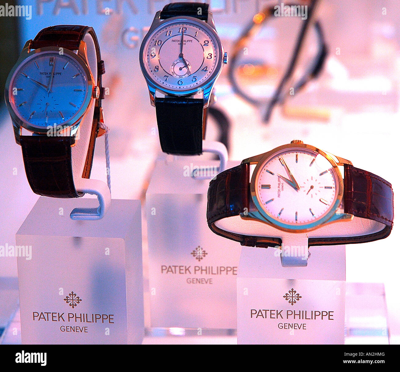 New Bond Street, Watch Retailer Stock Photo