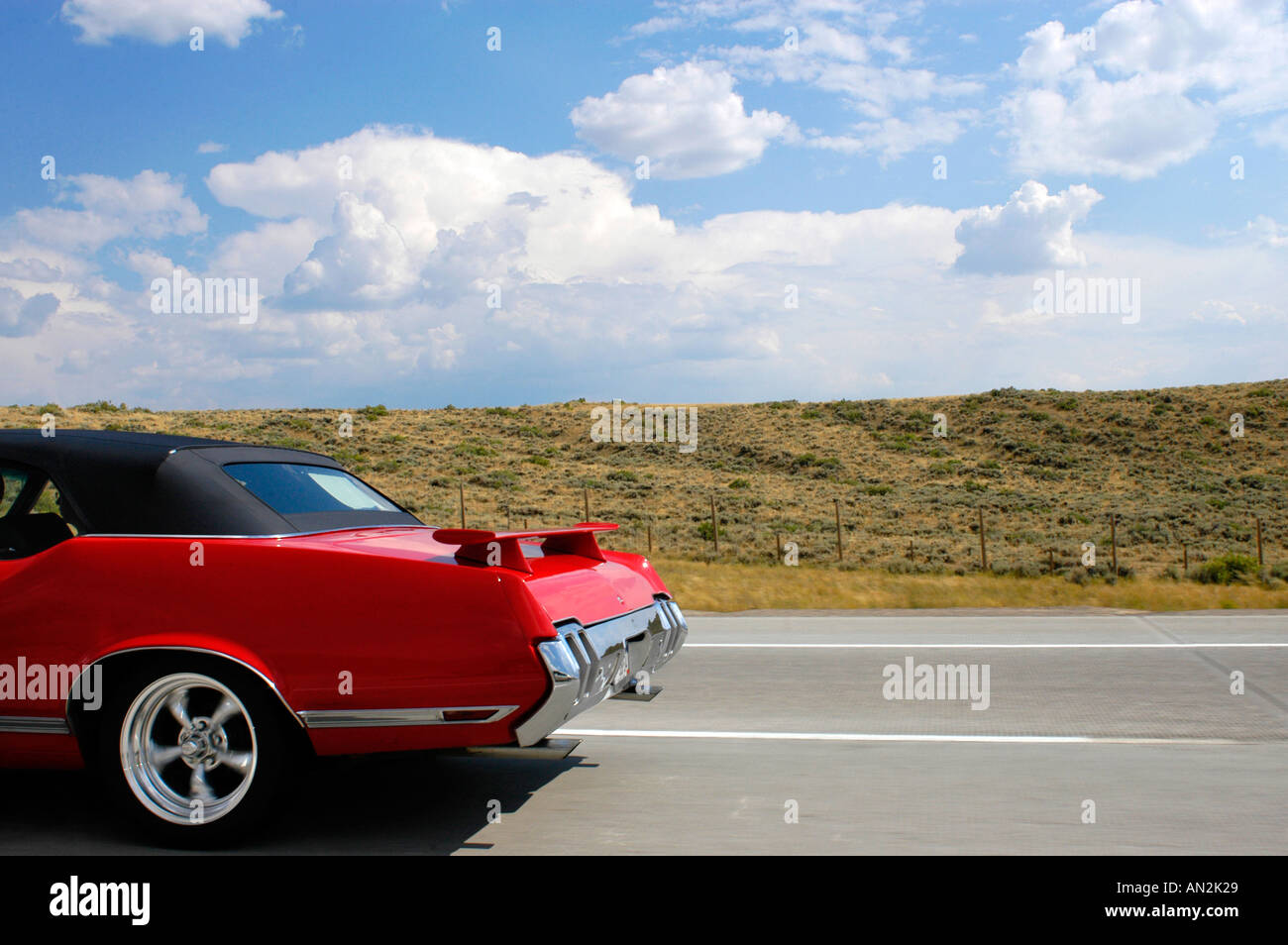 On the road USA Stock Photo