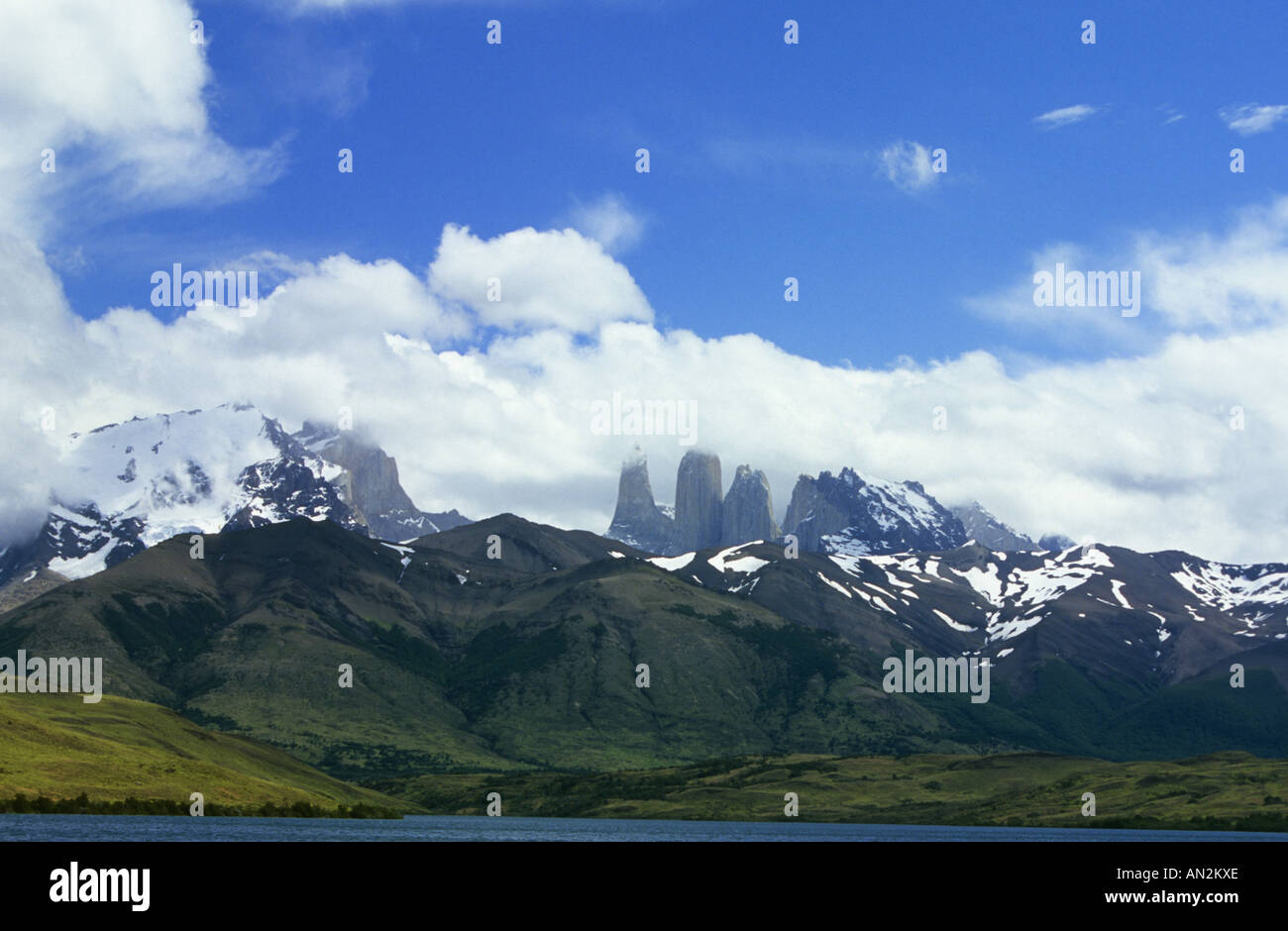 Torres Del Paine Mountains Chile Stock Photo Alamy