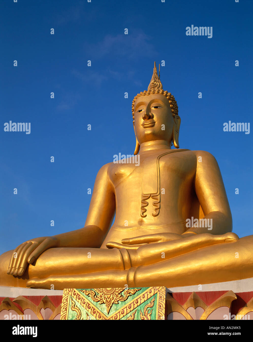 Ko Faan Big Buddha Gold Buddha Statue Ko Samui Thailand Stock ko-faan-big-buddha-gold-buddha-statue-ko-samui-thailand-stock