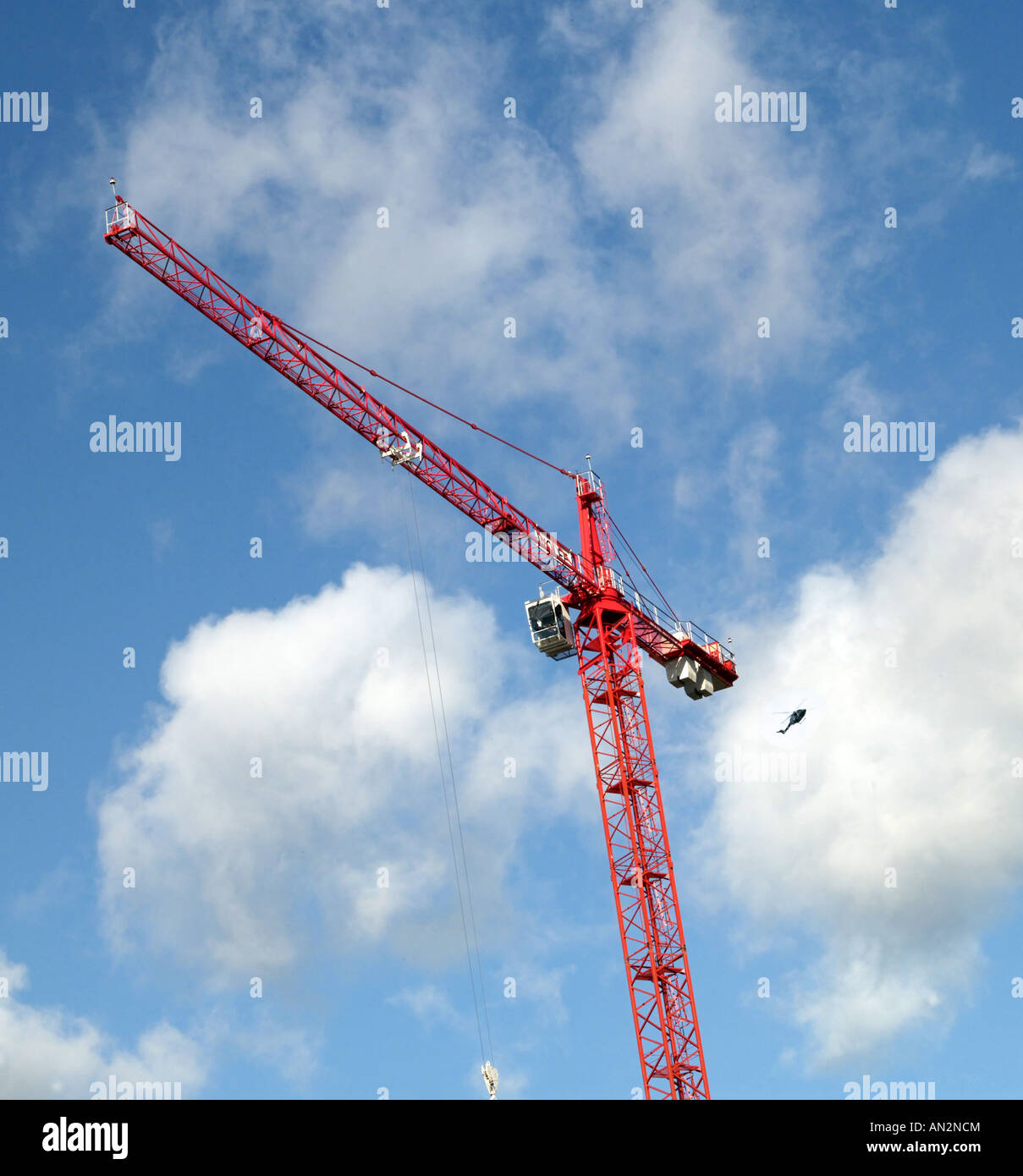 Tower Crane, Leeds, Yorkshire, Northern England Stock Photo