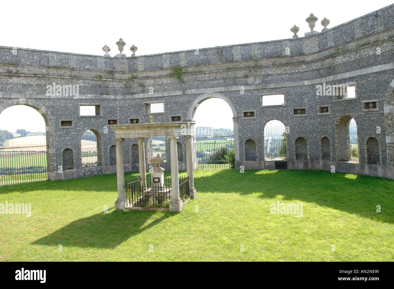 Dashwood Mausoleum Stock Photo