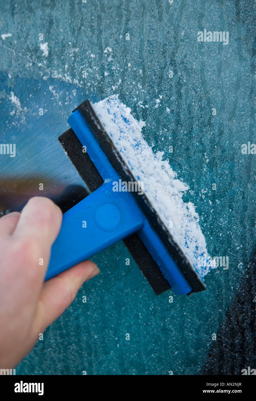 Car ice scraper Cut Out Stock Images & Pictures - Page 2 - Alamy