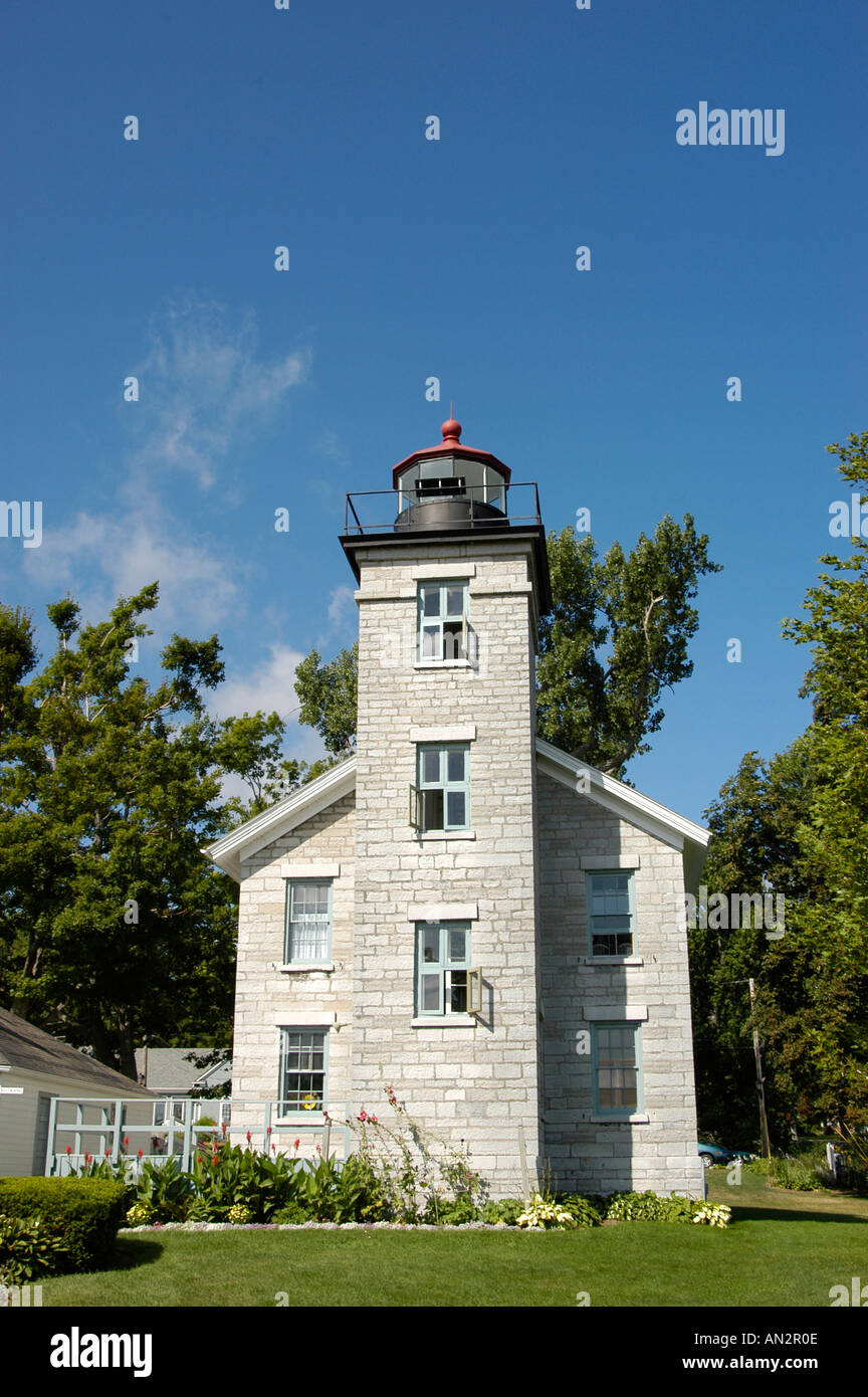 Sodus Point Lighthouse and Museum Sodus NY USA Stock Photo Alamy