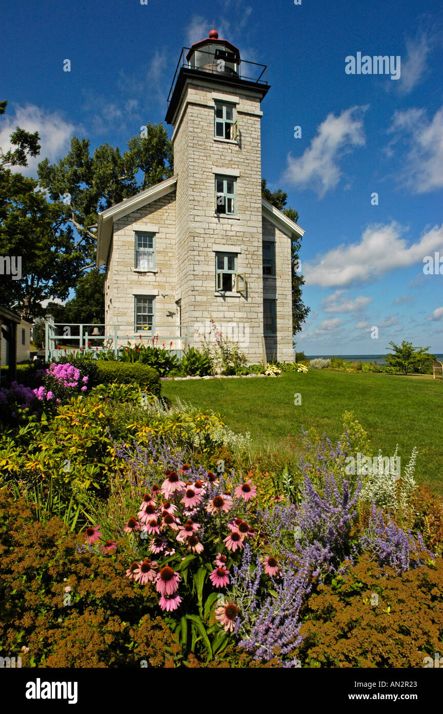 Sodus Point Lighthouse and Museum Sodus NY USA Stock Photo Alamy