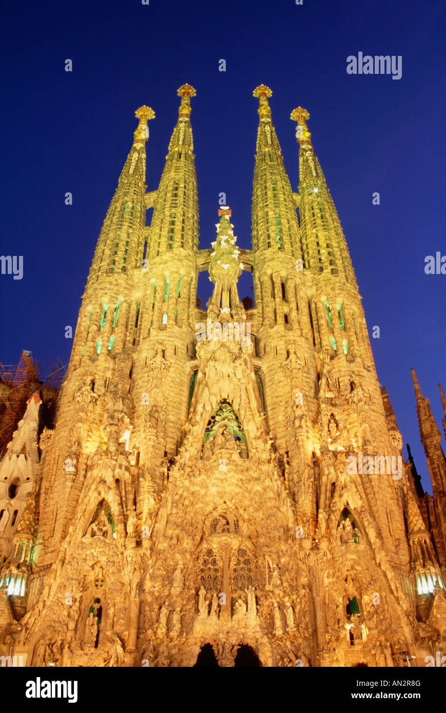 Church of the Holy Family, Barcelona, Spain Stock Photo - Alamy