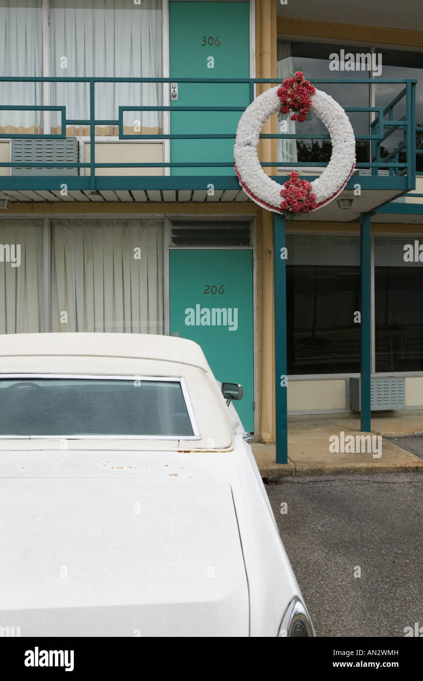 USA, Tennessee, Memphis: National Civil Rights Museum, Lorraine Motel Site of the Assassination of Martin Luther King in 1968 Stock Photo