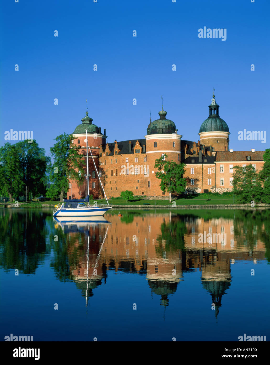 Gripsholm Castle, Mariefred, Sormland, Sweden Stock Photo