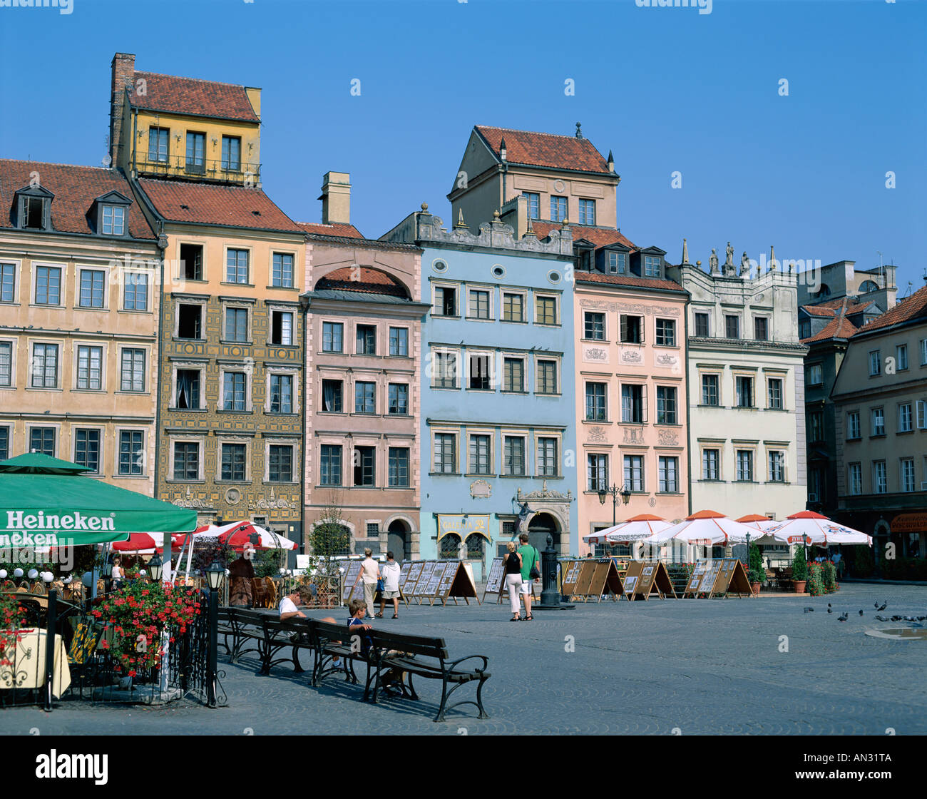 Old Town Square (Stare Miasto), Warsaw, Poland Stock Photo - Alamy
