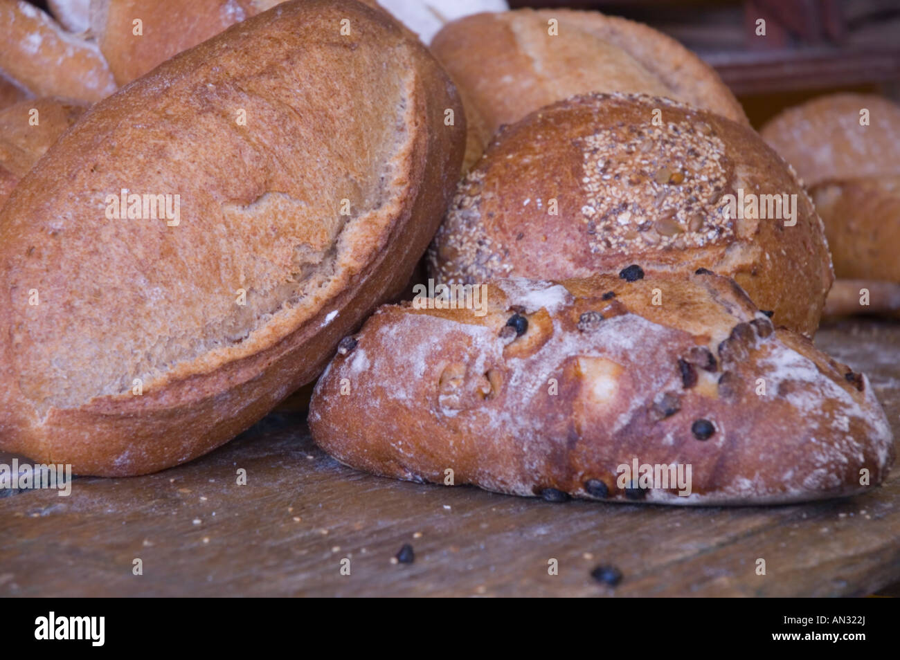 Natural Bread Stock Photo