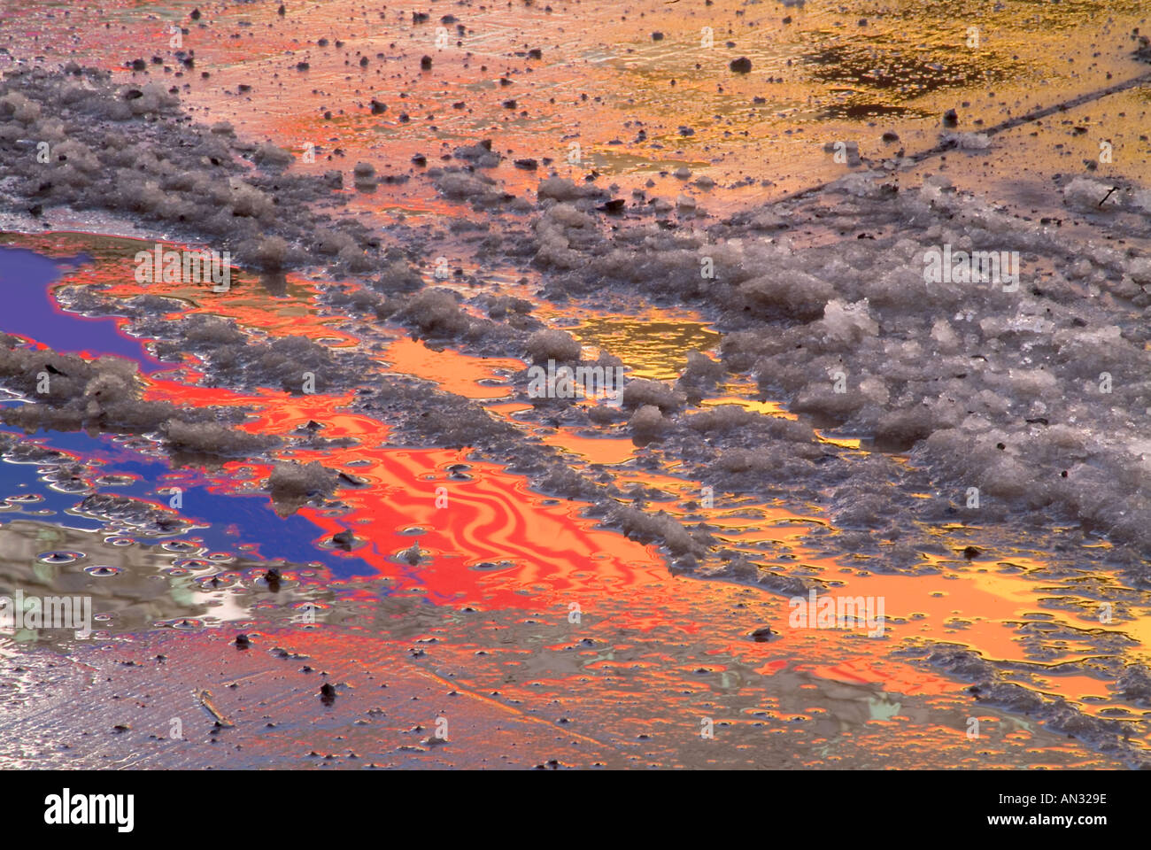 Ice on pavement hi-res stock photography and images - Alamy