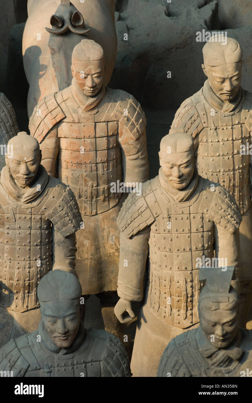 China Shaanxi Xian Army of Terracotta Warriors Stock Photo