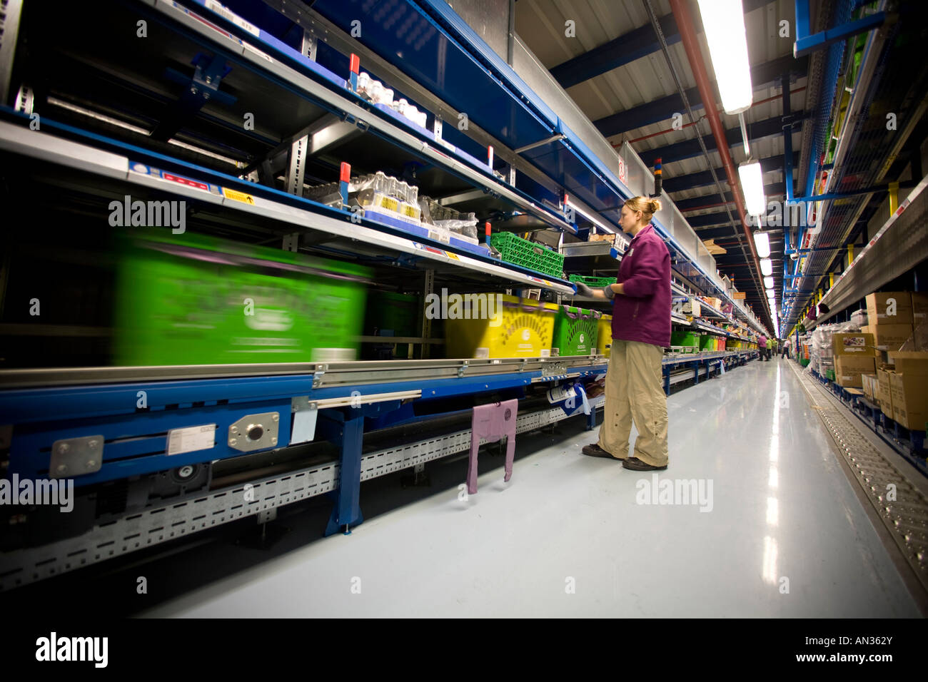 Ocado s automated warehouse distribution centre for Waitrose home
