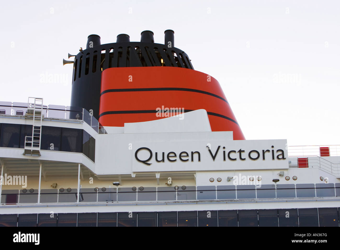 Cunard's latest liner Queen Victoria at Southampton Cruise Centre in