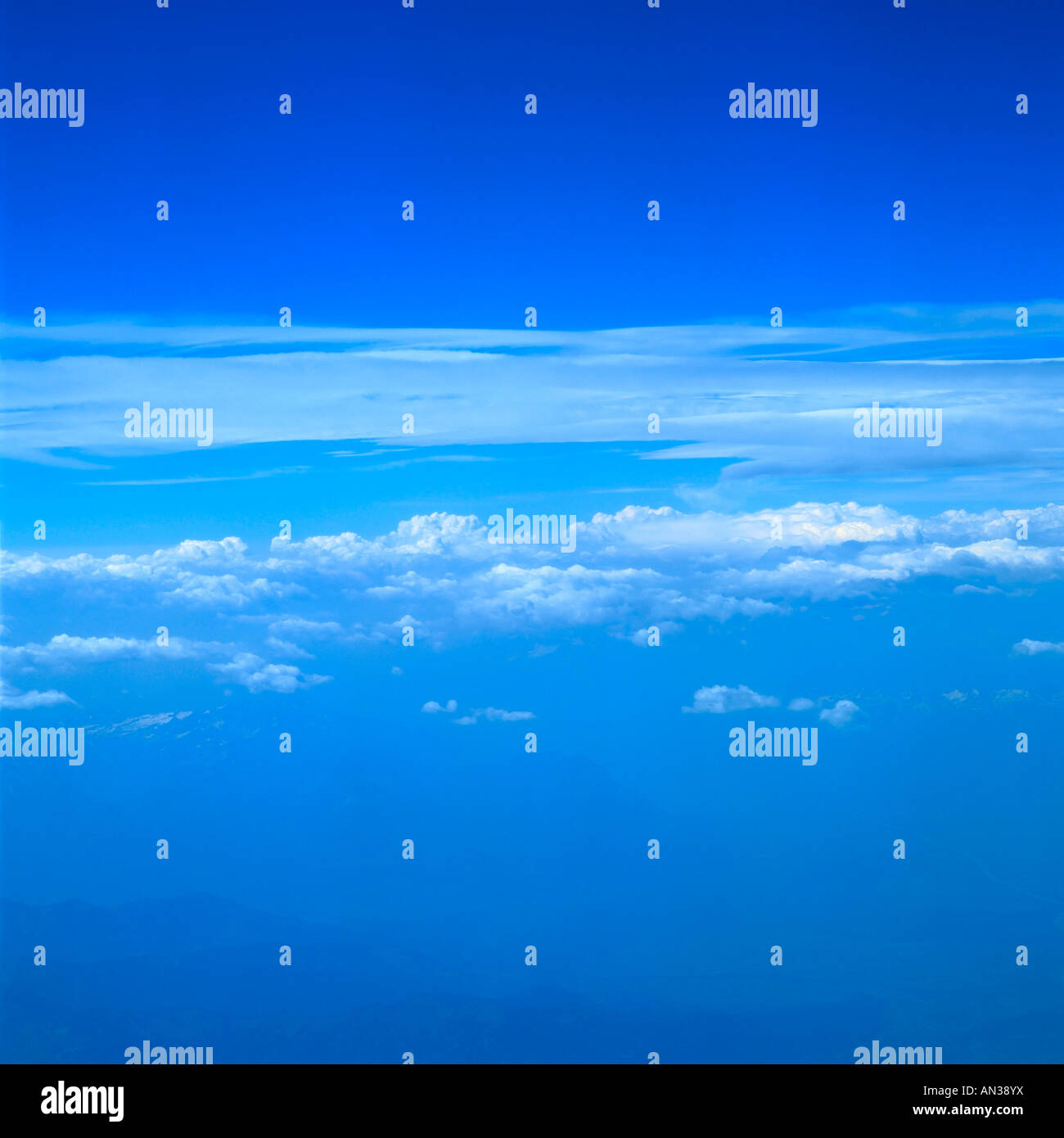 Clouded blue sky hi-res stock photography and images - Alamy