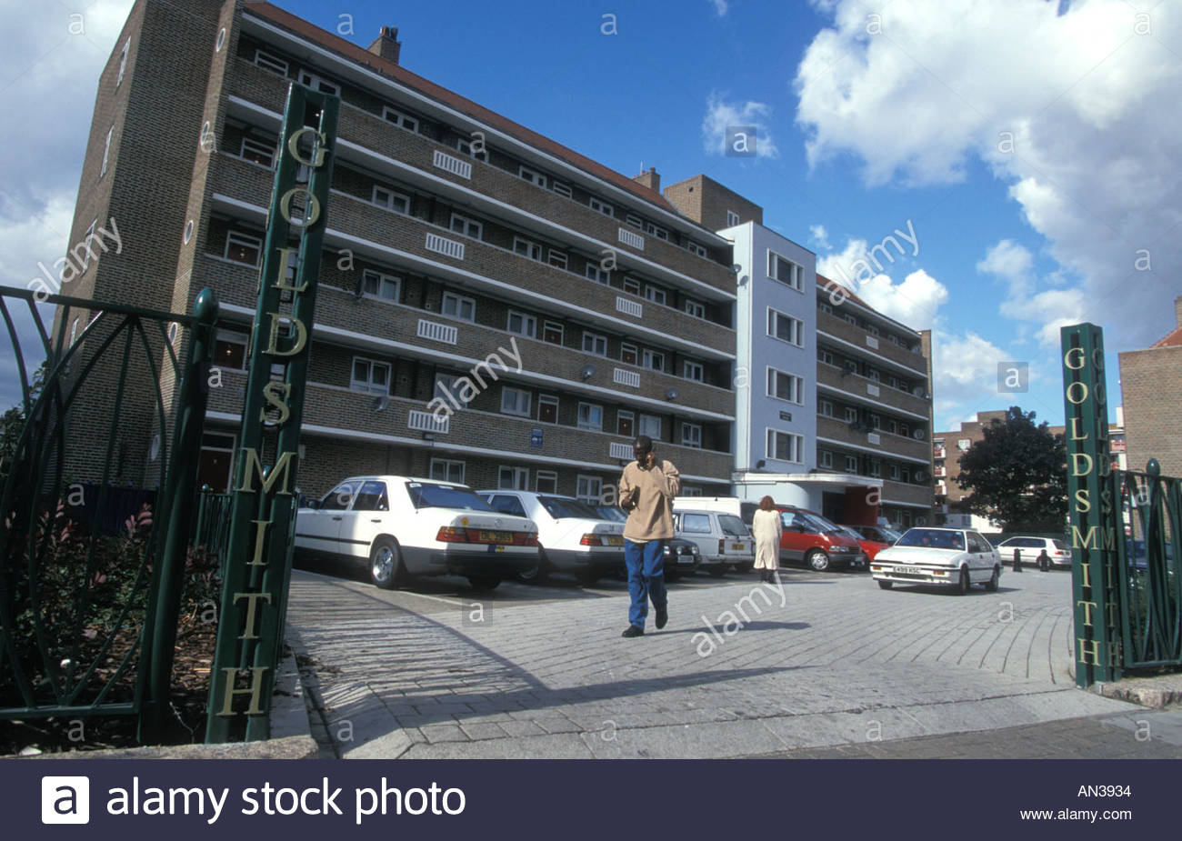 Council housing estate Peckham London Borough of Southwark UK Stock