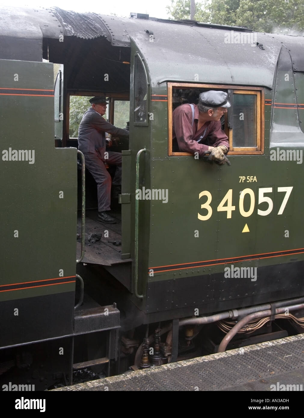 Steam locomotive British Rail number 34057 'Biggin Hill' Southern ...