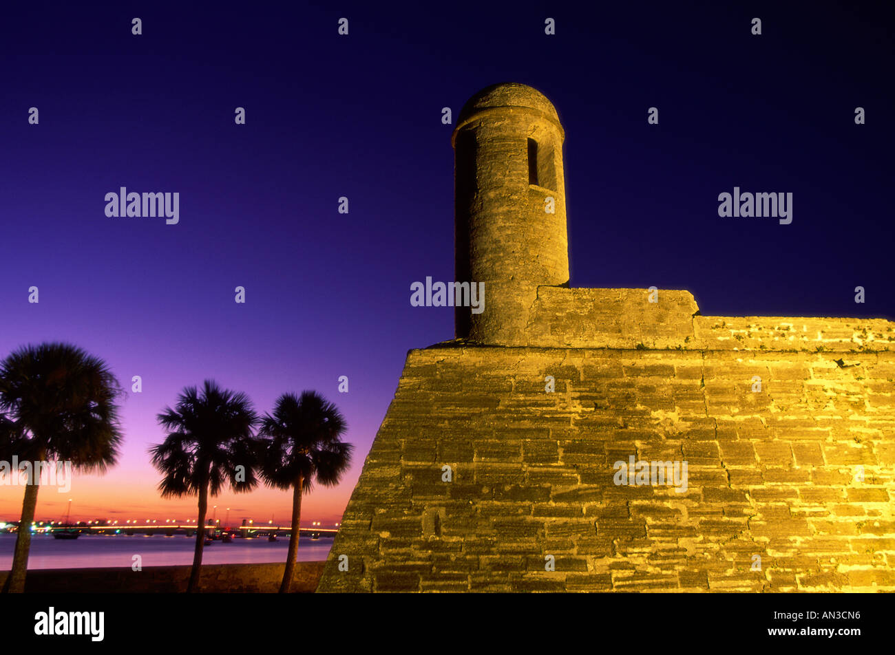 Spanish Fort / Castillo de San Marcos National Monument / Night View