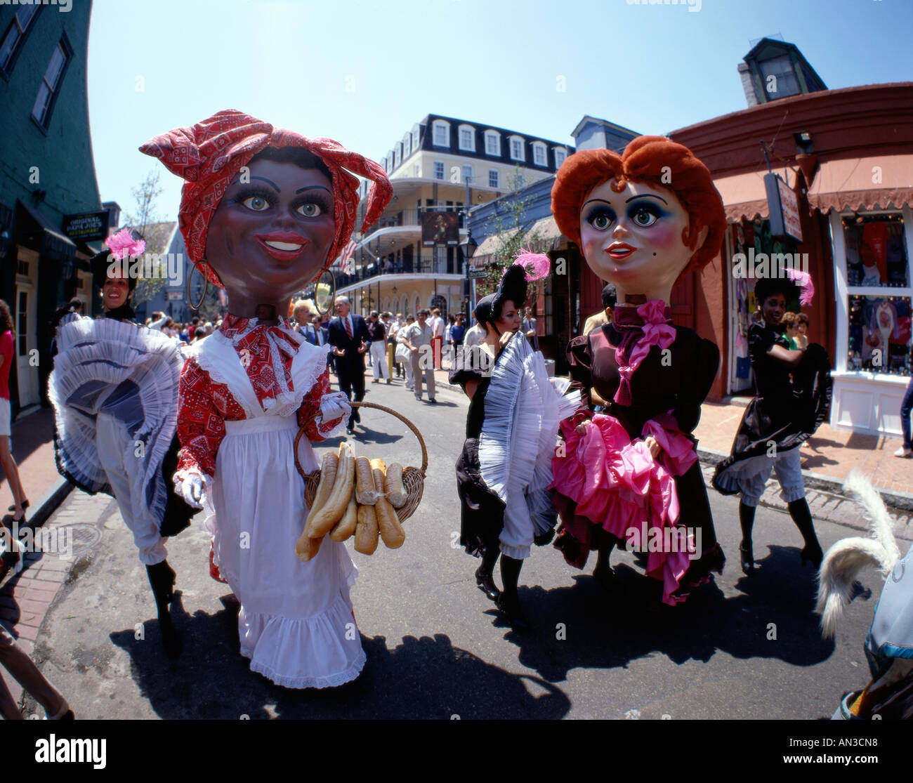 Mardi Gras Parade / People Dressed in Costume, New Orleans, Louisiana