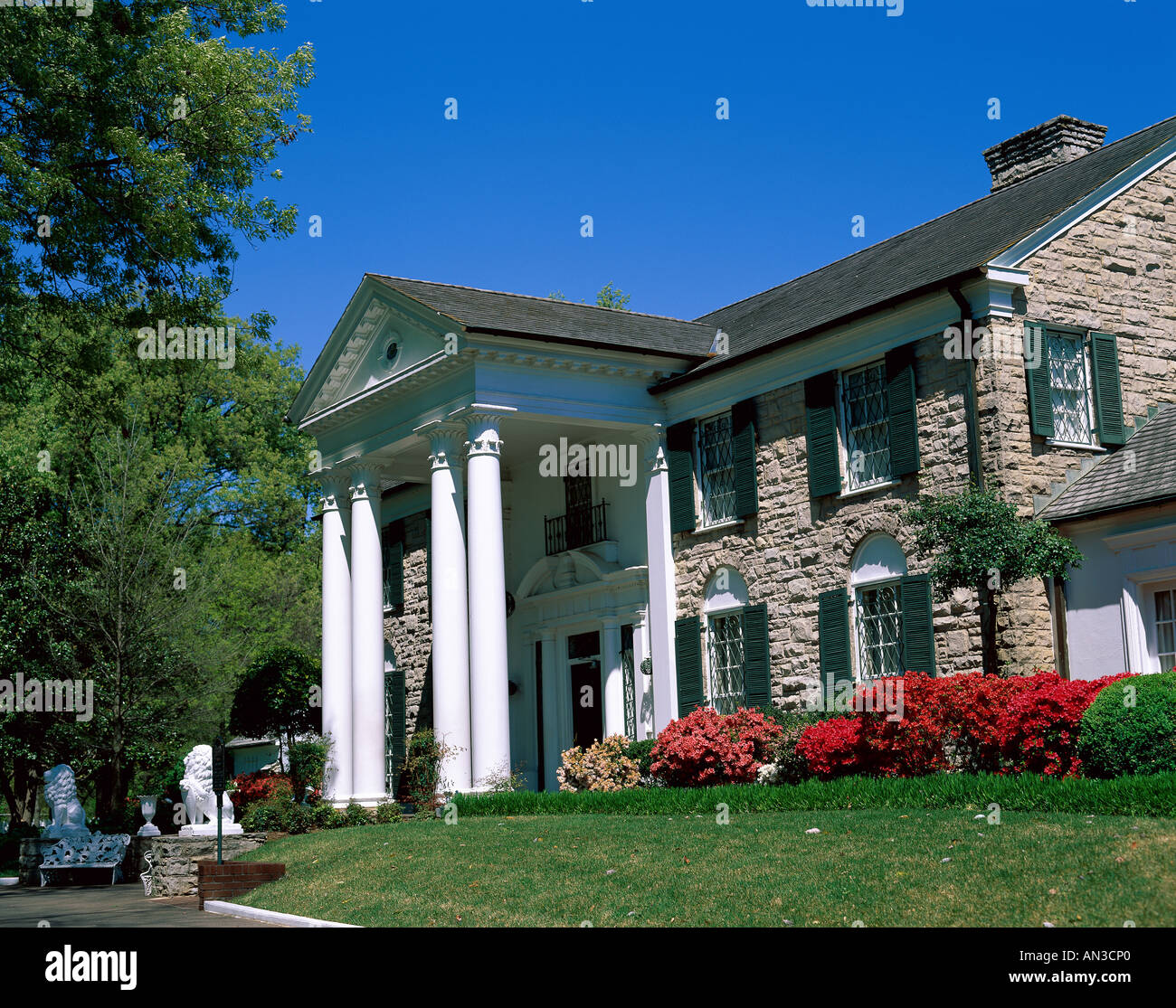 Graceland / Elvis Presley House / Home, Memphis, Tennessee, USA Stock