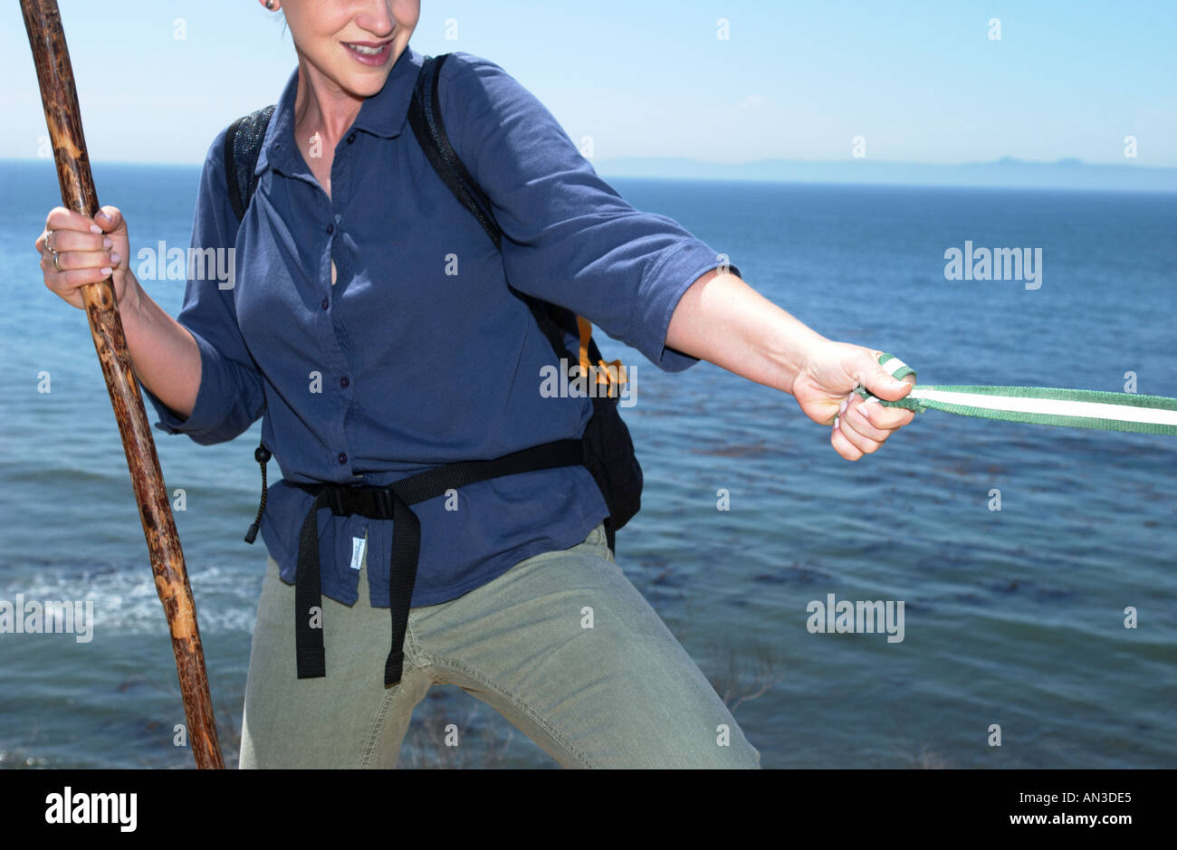 Girls and dogs hiking hi-res stock photography and images - Alamy
