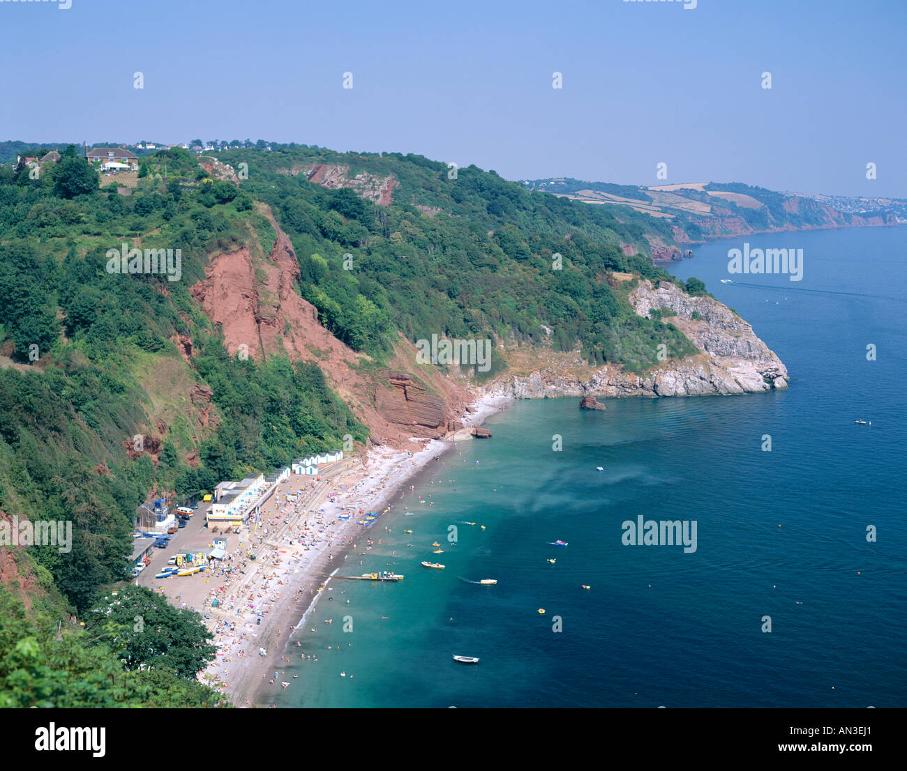 Bay, Torquay, Devon, England Stock Photo Alamy