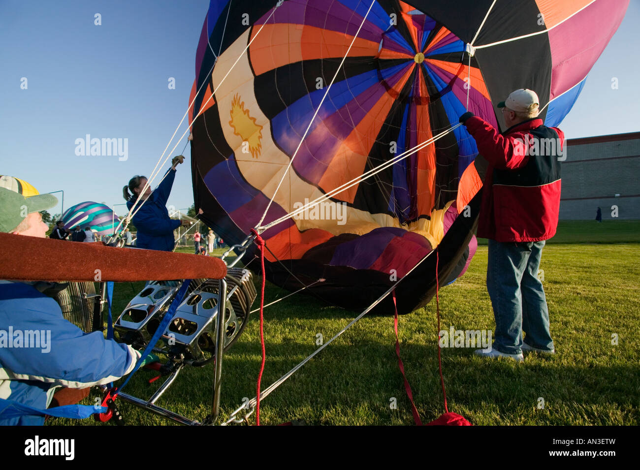 Hot air balloons festival in Walla Walla Washington Stock Photo Alamy