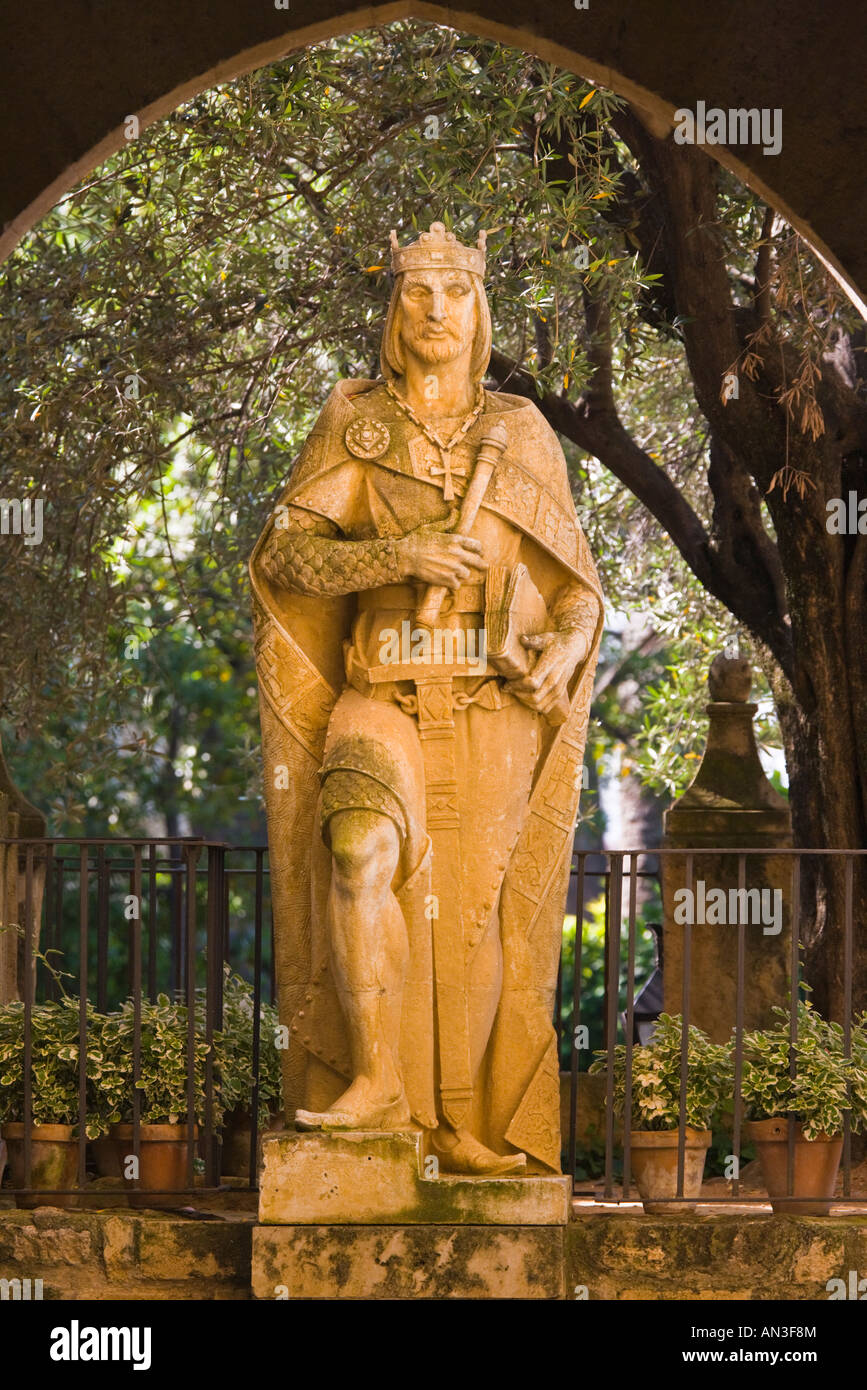 Cordoba Cordoba Province Spain Statue of Alfonso X El Sabio in the