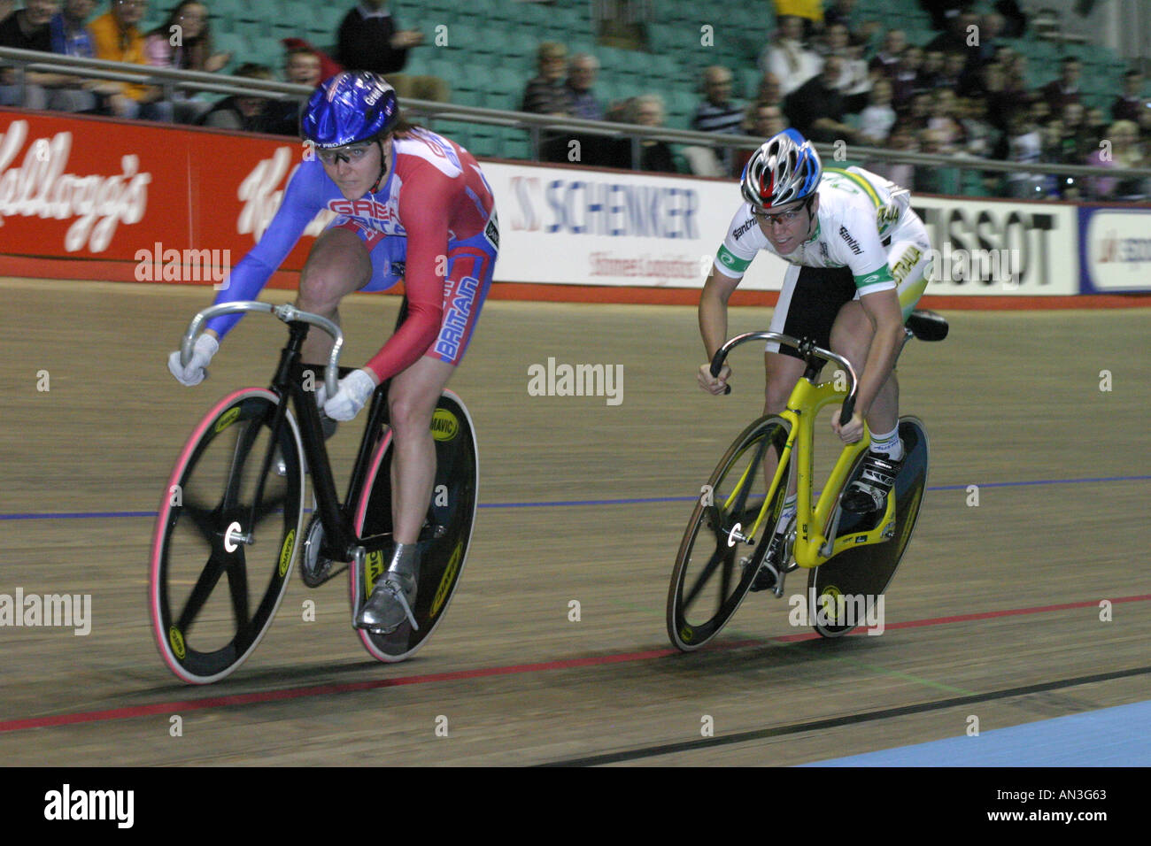 Victoria Pendleton British and world sprint champion leads Australian Stock  Photo - Alamy