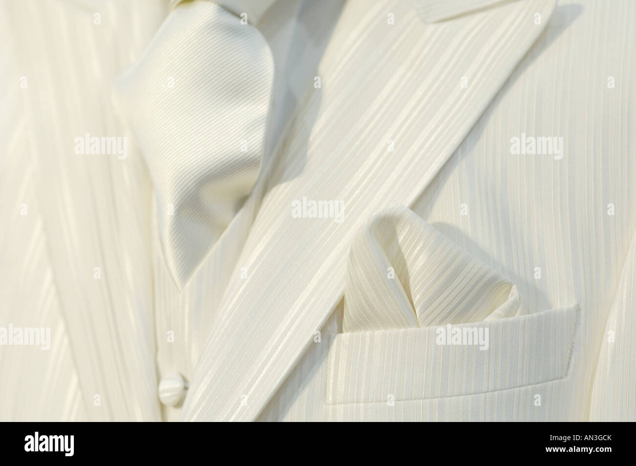 white suit Stock Photo
