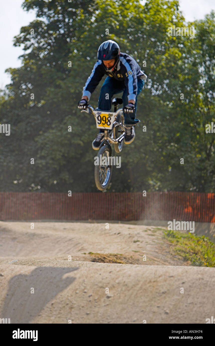 BMX Race Peterbrough Stock Photo