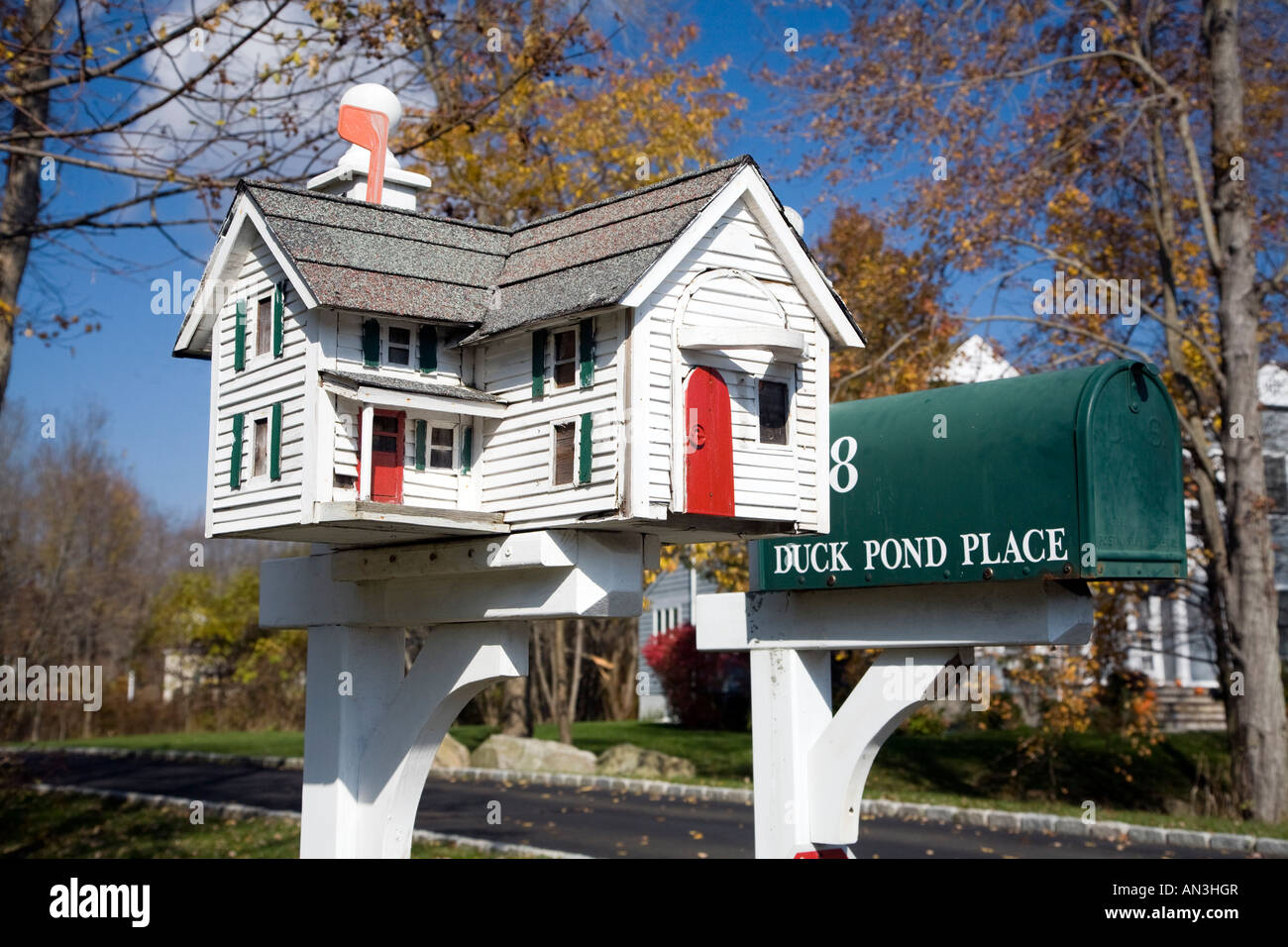 Mail boxes, Connecticut, USA Stock Photo - Alamy