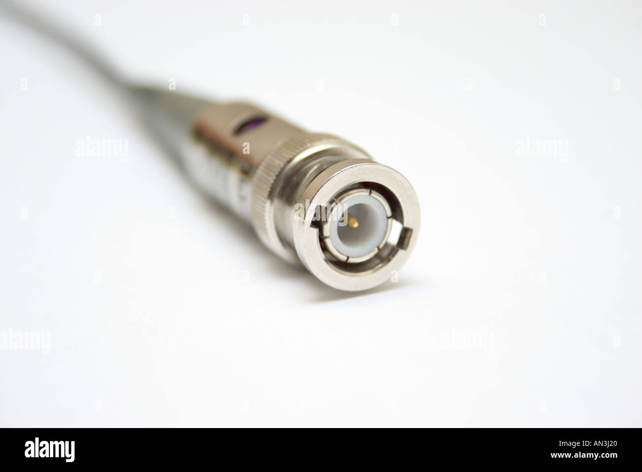 bnc connector of oscilloscope probe Stock Photo Alamy