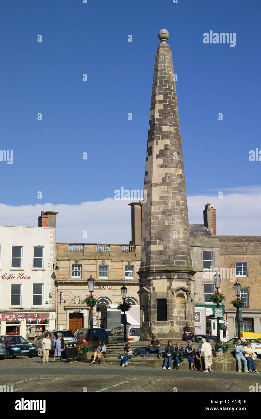 Richmond [North Yorkshire] town square England Stock Photo Alamy