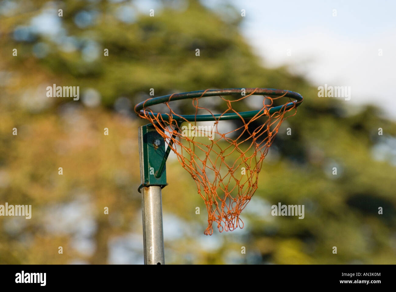 Netball hoop Stock Photo