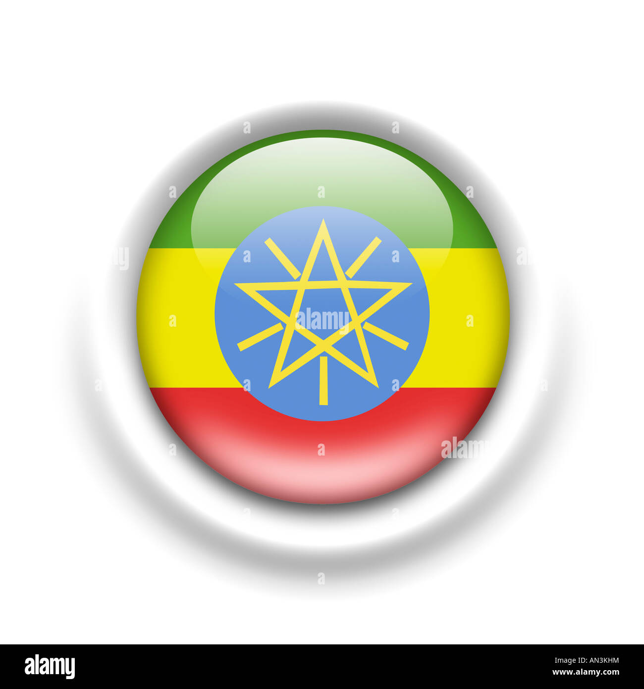 Flag of Ethiopia Stock Photo - Alamy