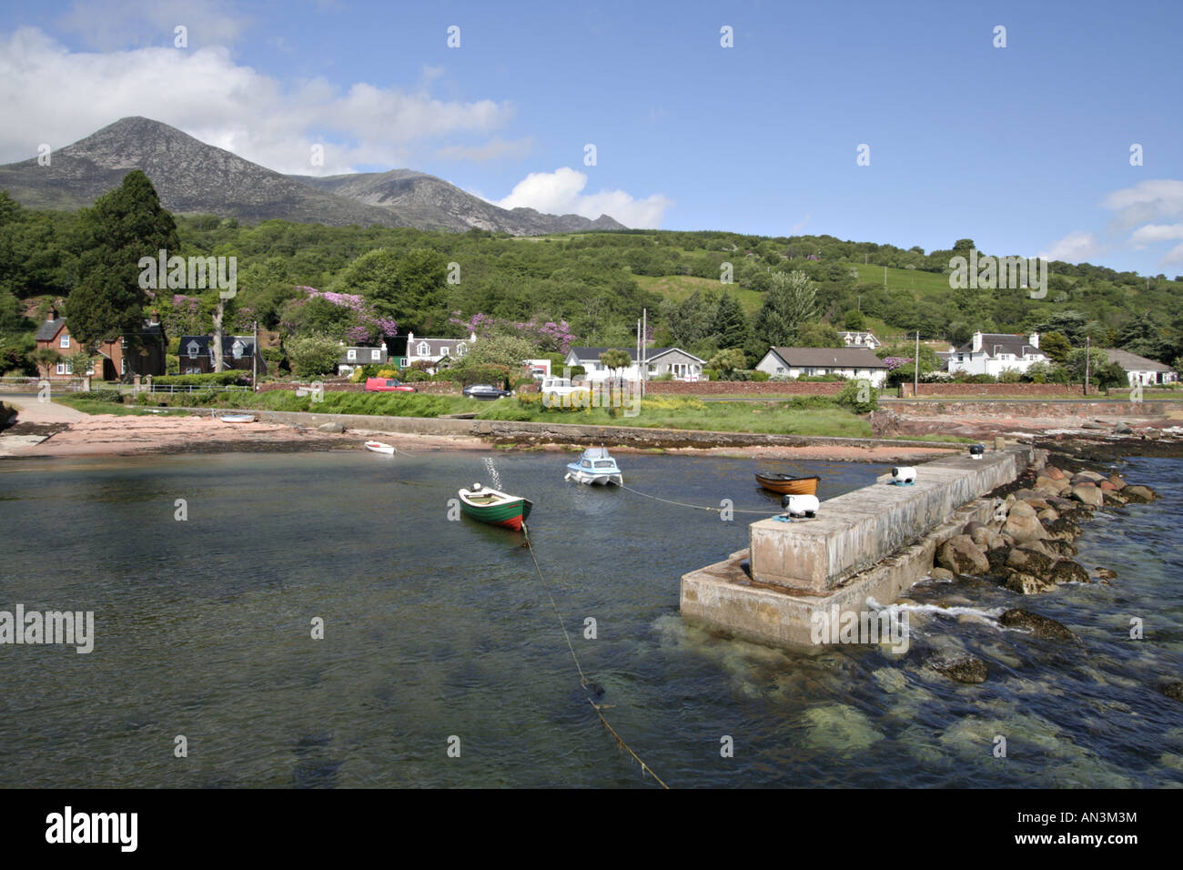 Corrie village corrie arran isle arran hires stock photography and