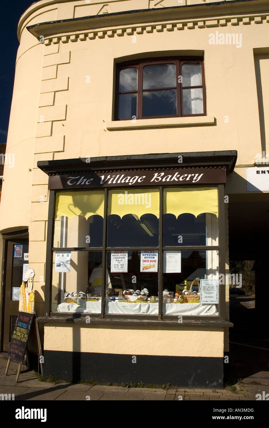 Traditional Bakery in Wickham Village Square Hampshire England UK Stock ...