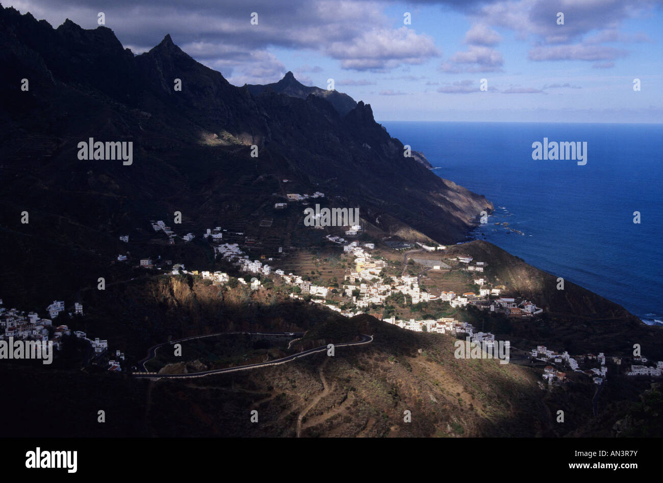 Village of Taganana TENERIFE ISLAND Canary Islands SPAIN Stock Photo