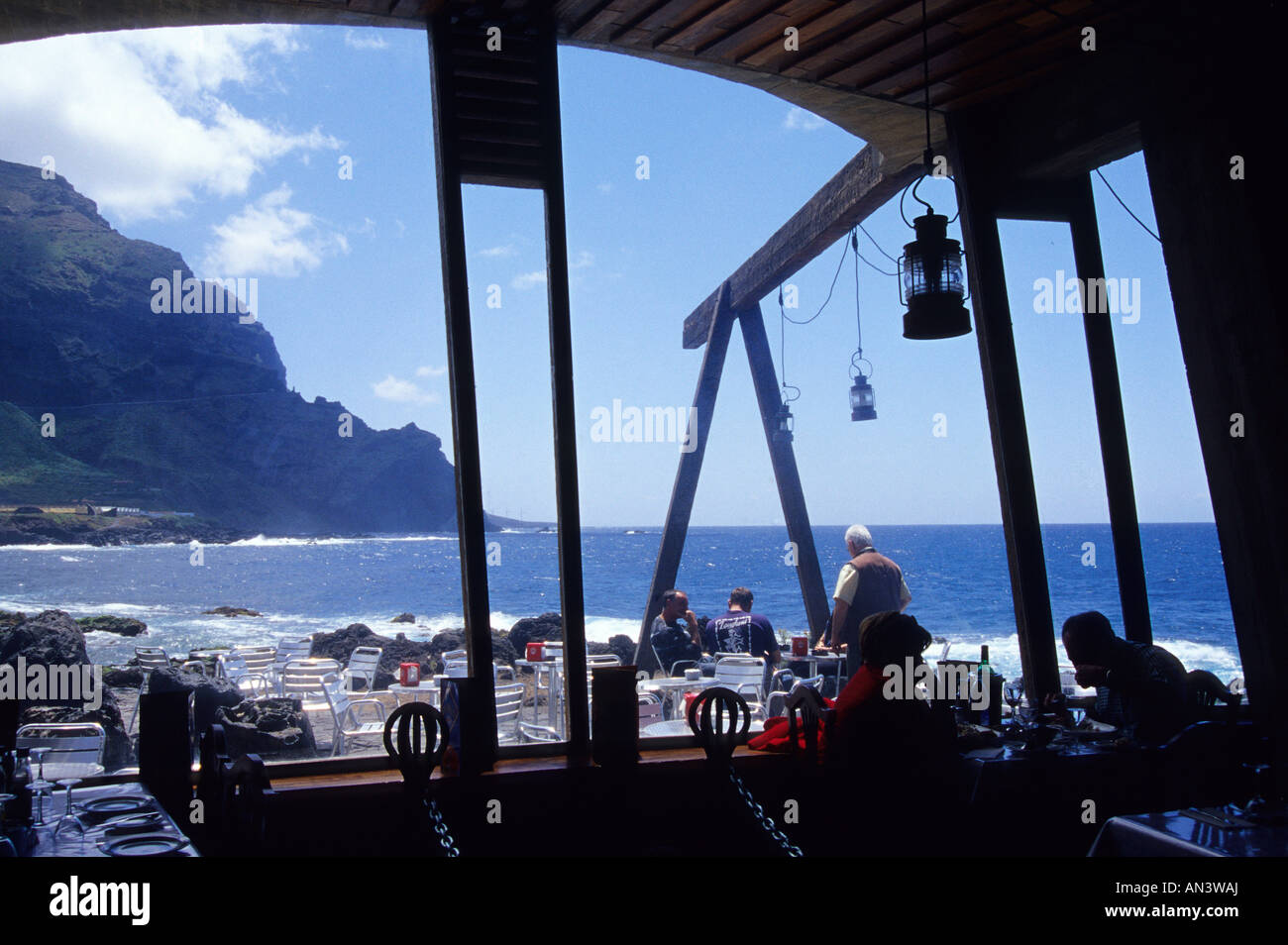 Restaurant El Burgado in Buenavista TENERIFE ISLAND Canary Islands SPAIN Stock Photo
