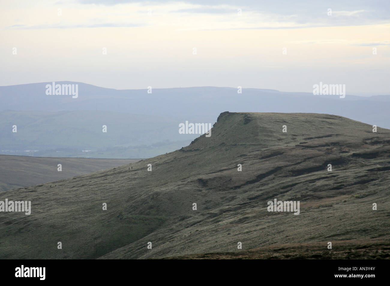 Swine's Back on Kinder Scout in the Peak District national park England Stock Photo