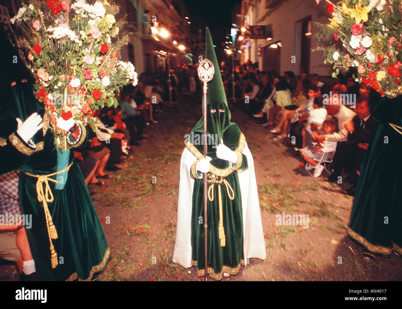 Spain Malaga Semana Santa Holy week at Alhaurin el Grande  Stock Photo